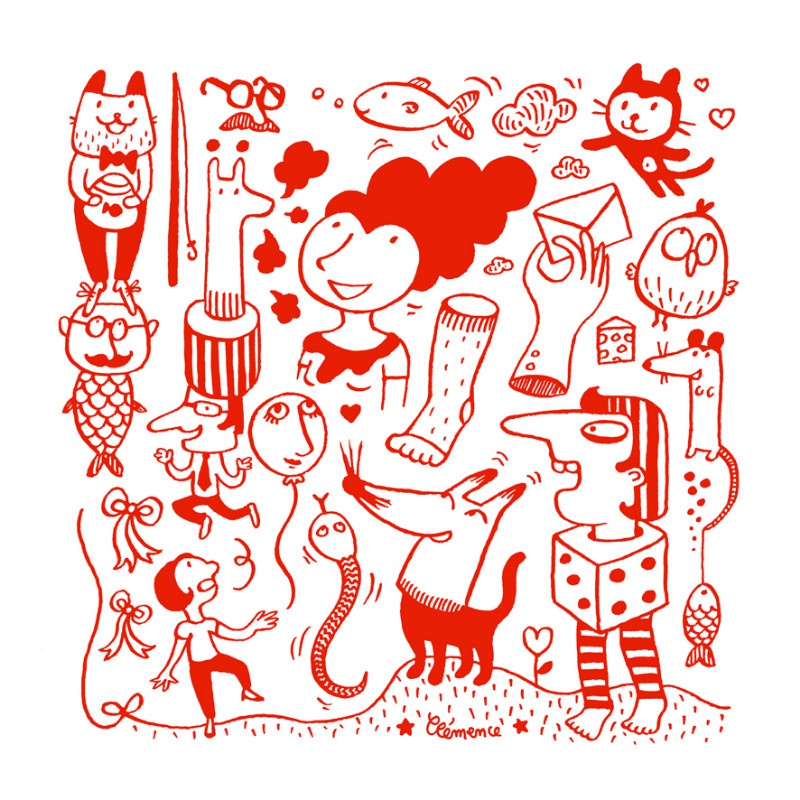 illustration clemence lallemand rouge.jpg - Clmence LALLEMAND | Virginie